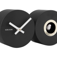 Nástenné hodiny Karlsson KA5789BK, 26cm